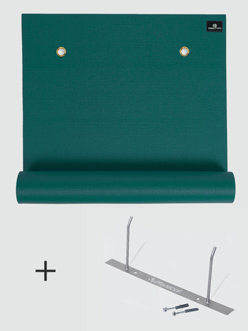 Yoga Studio 20x 6mm (EYELETTED) Yoga Mats + Bracket